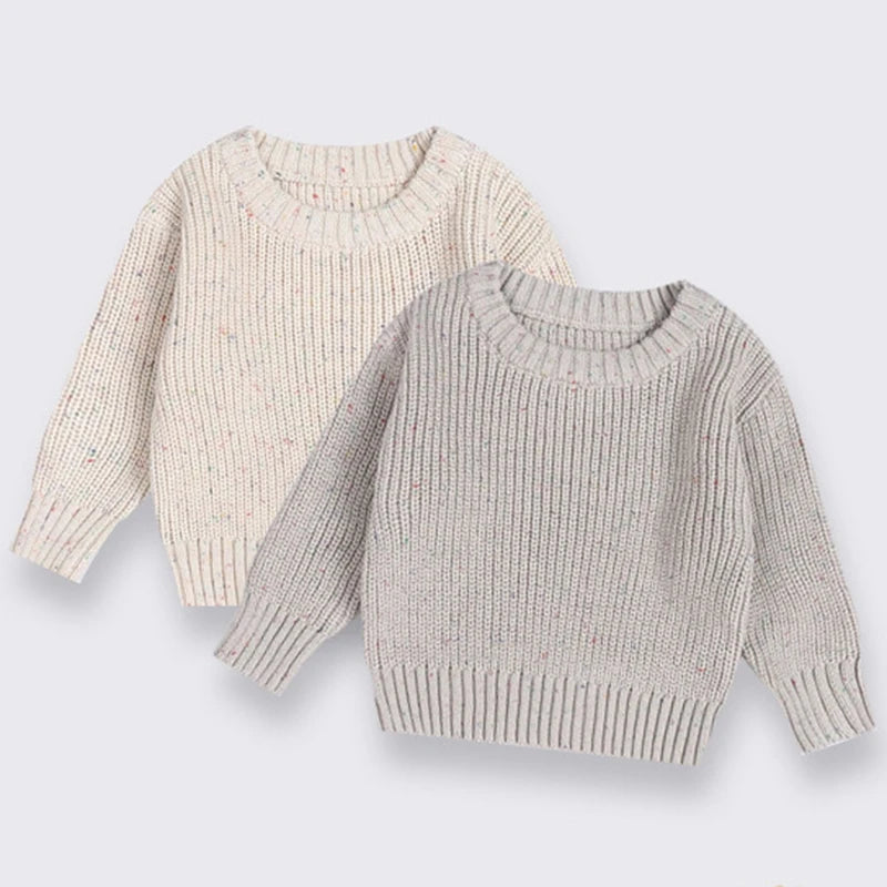 KidsJoy Herbstpullover Grobstrick - Unisex 3-6J Langarm