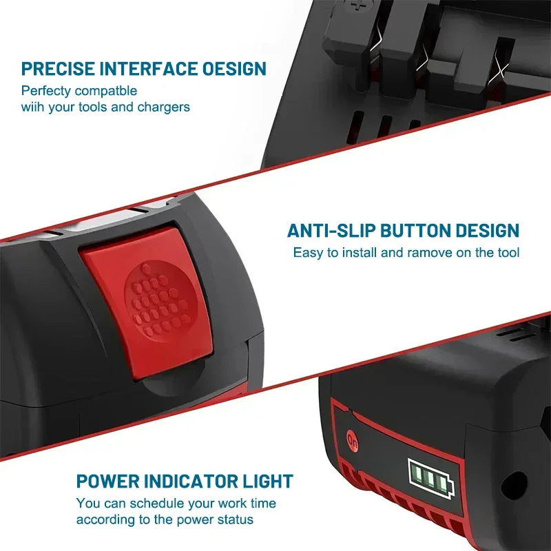 Werkzeug-Akku 2025: BOSCH18V 6.0AH battery existing lithium battery - BOSCH battery pack 6.0AH existing tool rechargeable battery BAT411 BAT412 Collection