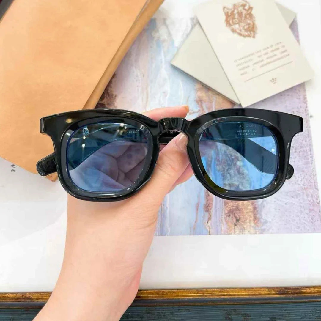 Jacques Marie Mage DEVAUX Inspired sunglasses thick acetate retro square