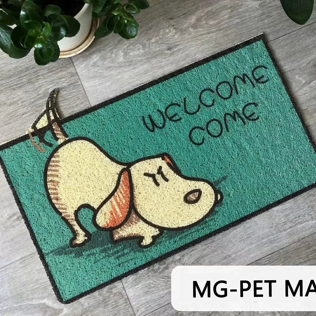 Fußmatte 2025: Cartoon Welcome Entrance Doormat Carpet Kitchen Corridor Non-slip Cat Dog Pet Floor Mat Home Bathroom Living Room Collection