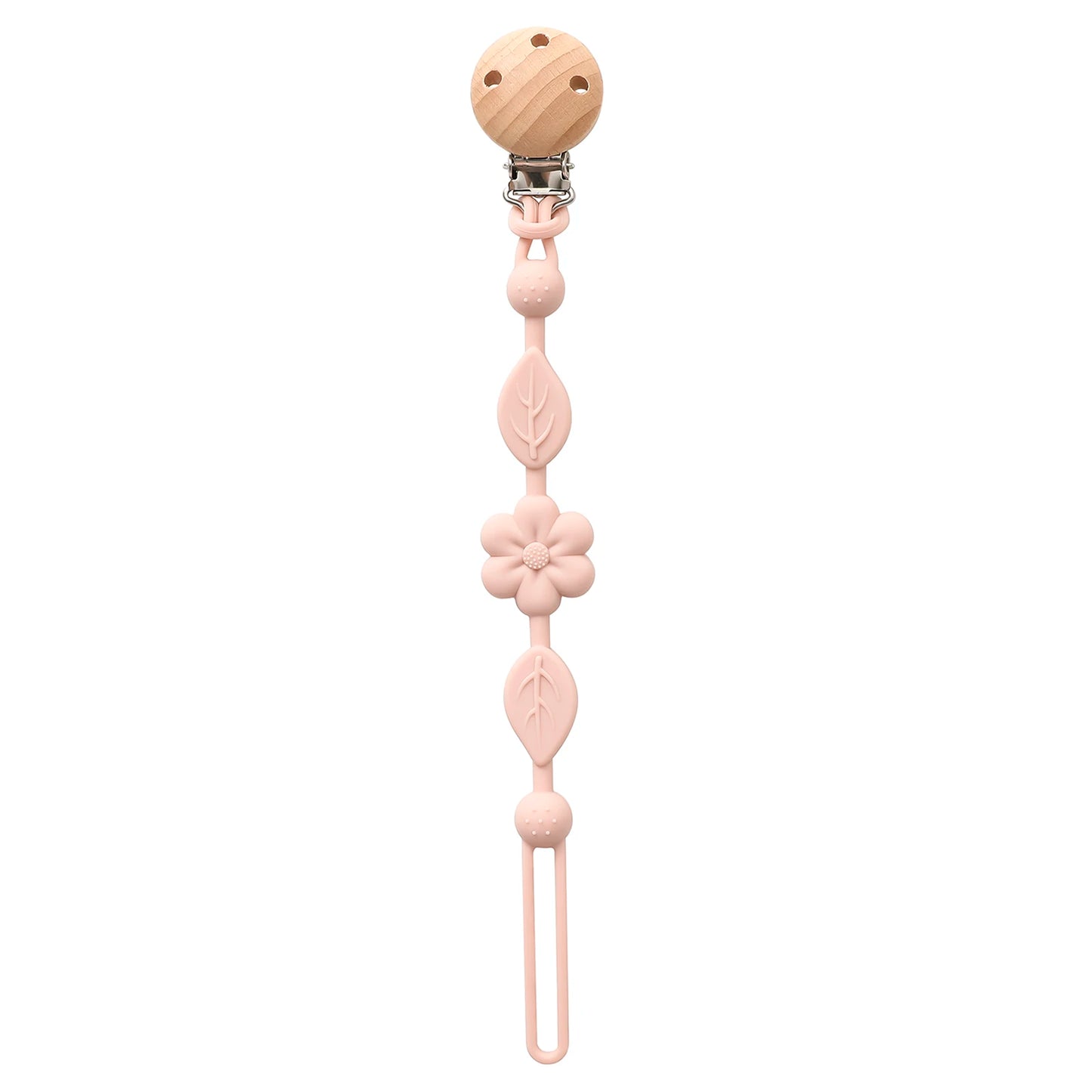 Choice AN-6-1 Silikon Schnullerclip Blume - Verstellbar