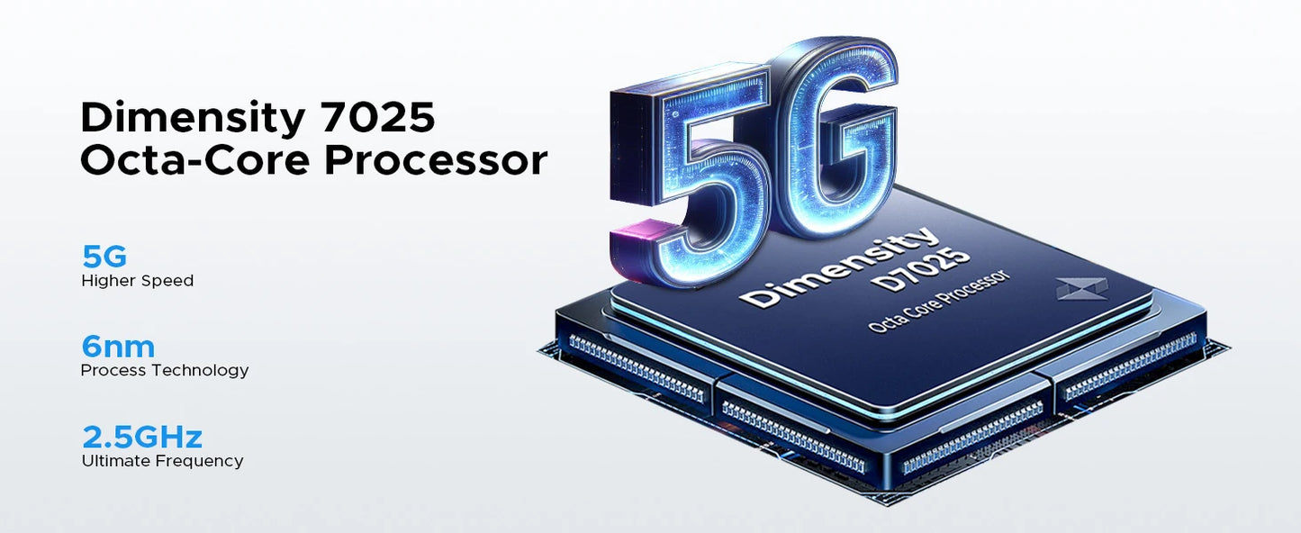 DOOGEE Blade GT Play Robustes 5G - 256 GB, 5800 mAh, 6,72 Zoll