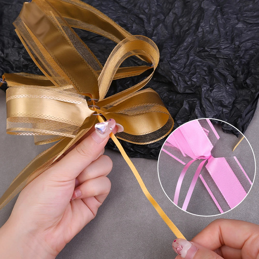 ZhejiangChoice Tüllschleife Dekoration - 5 Stück 5cm