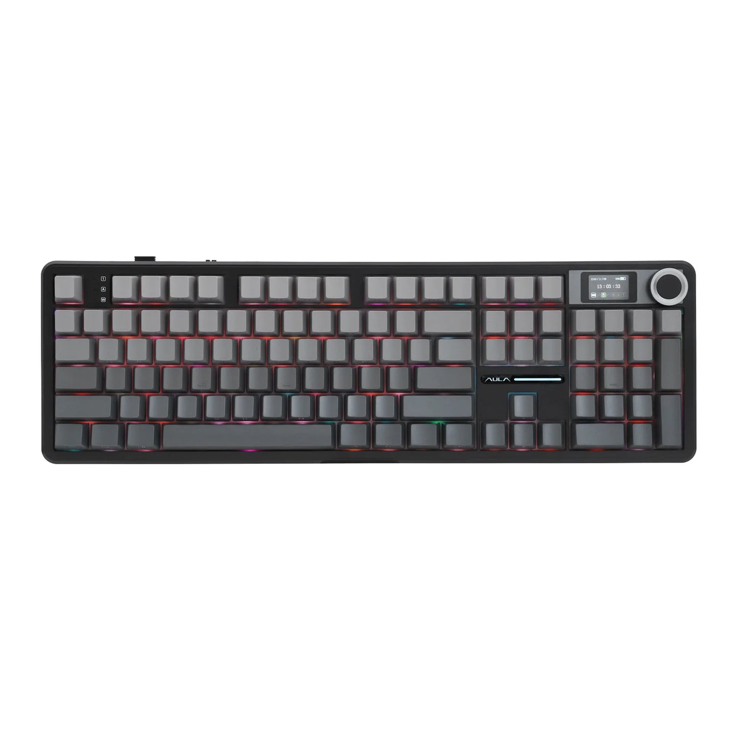 Gaming-Tastatur 2025: EPOMAKER X AULA F108 PRO Full Size 100% ANSI Layout - Hot Swap Wired/2.4GHz/Bluetooth Wireless Mechanical Keyboard RGB Backlight Collection