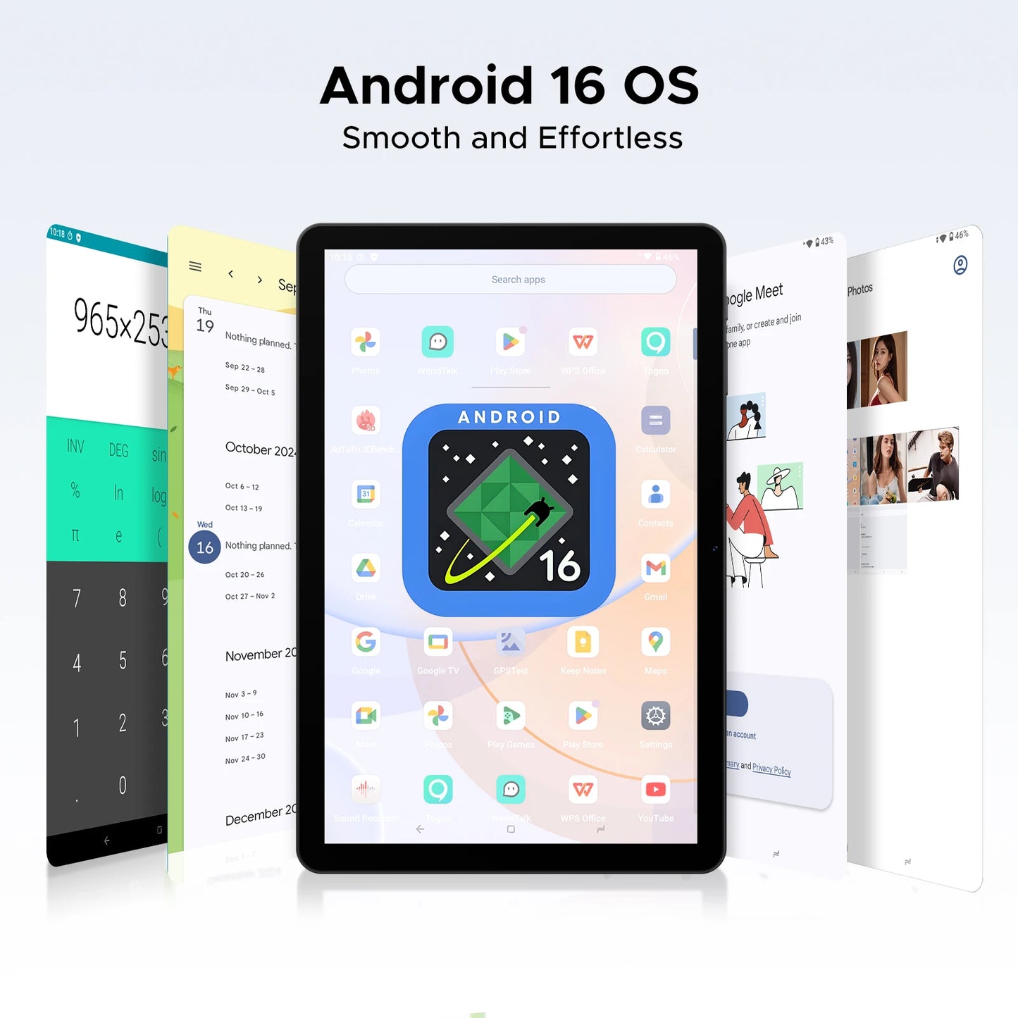 DOOGEE Tab G5 Gemini AI - 128GB ROM, 7500mAh Akku, 10,1 Zoll Display