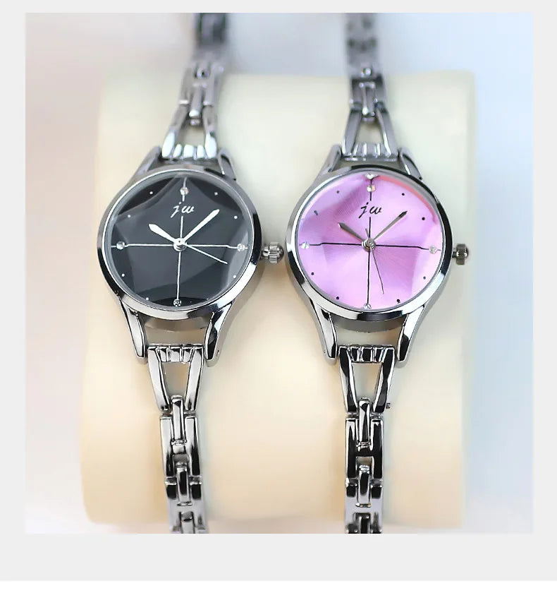 Retro Strass Uhr 2025 - Frauen Armband Uhren Elegant Roségold - Damen Luxus Quarz Armbanduhr Relojes Para Mujer