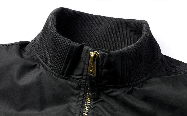 LEDPC Ma-1 Pilotjacke - Große Tasche, Polyester, M-XXL