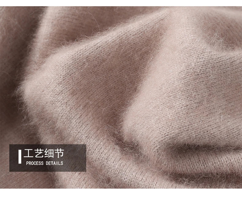 Snaoutofit Stehkragen Reißverschluss - Nerz Kaschmir M