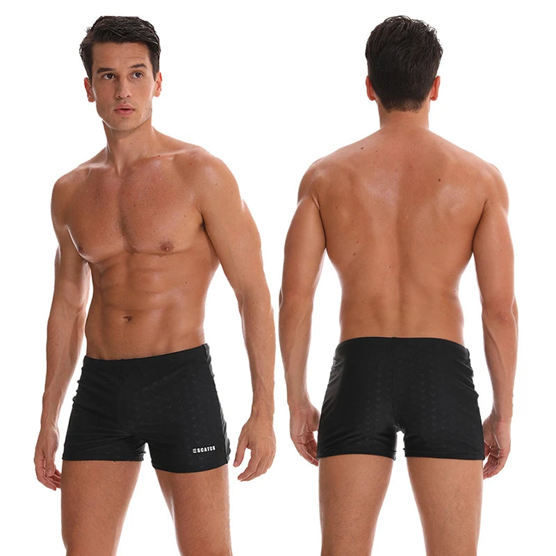 Herren Schwimmbekleidung 2025 - ESCATCH Plus-Size Fashion Elastische Schwimmhose
