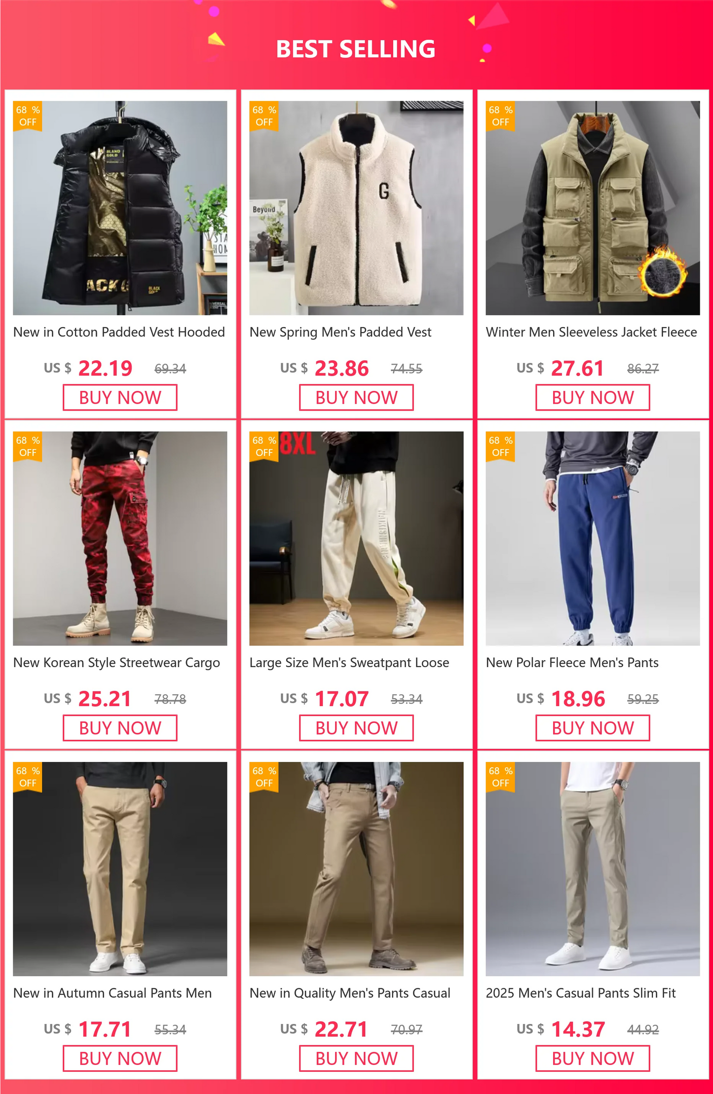 MAINKULCN Gepolsterte Baumwollweste Mit Kapuze - Reißverschluss, Baumwolle, Größen M XXL