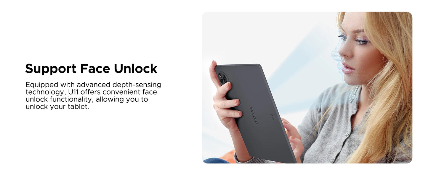DOOGEE U11 Ultra Klar 90Hz Display - 11 Zoll, 128GB ROM, 8580mAh Akku