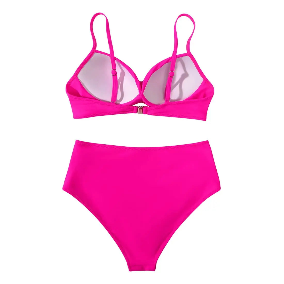 Vintage High Waist Bikinis: Push Up Schwimmbekleidung Bedruckt - Frauen Schwimmanzug Damen Strandmode Sommer Bademode Retro-Charme