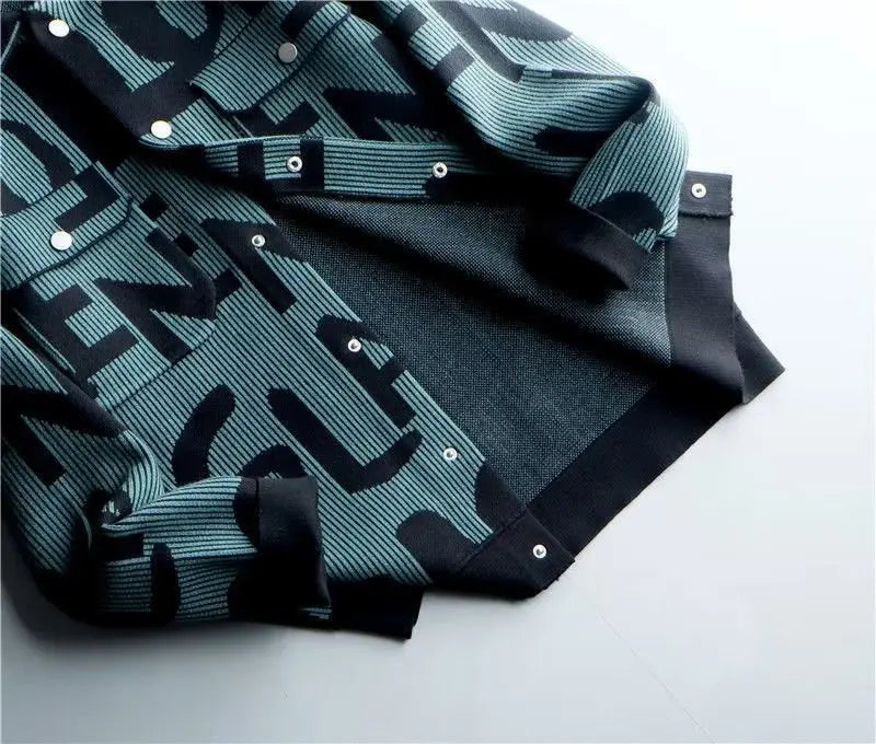 Nive Burs Cardigan Umlegekragen - Größe M-XXL, Polyester Baumwollmix, Knopfverschluss