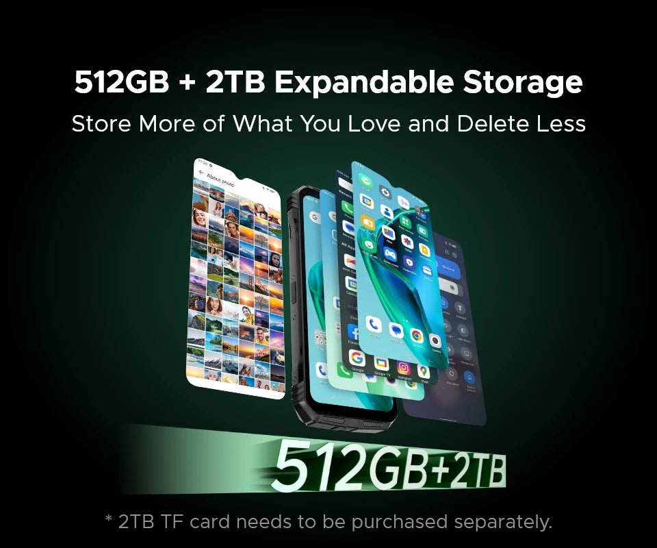 Doogee S Cyber Pro Robustes - 10800 mAh, 33W, 6.6 Zoll