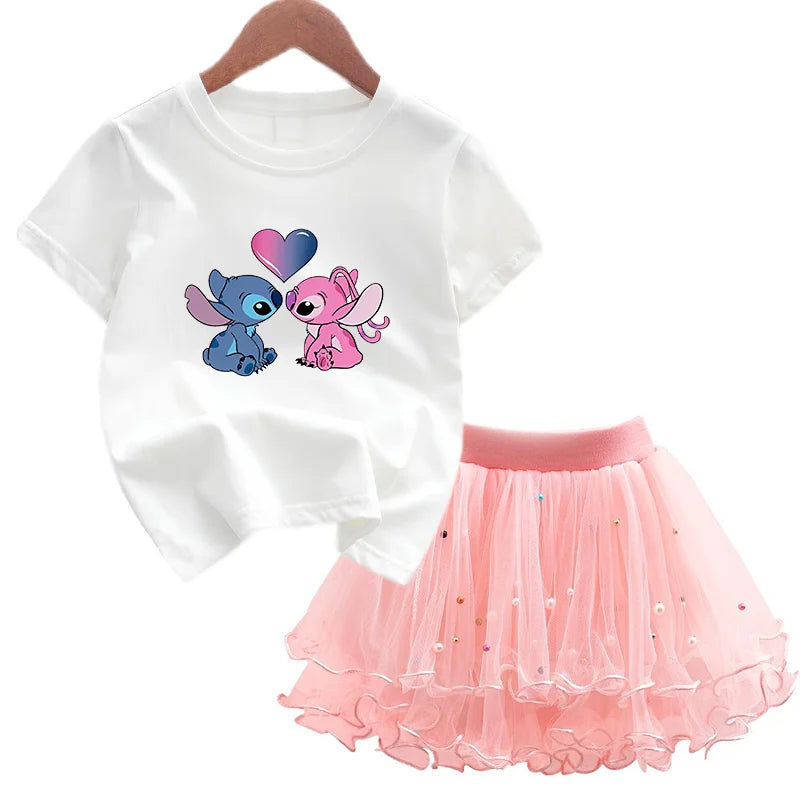 Mädchen-Disney-Set 2025: Lilo & Stitch Tutu-Kollektion - Licensed Character Collection