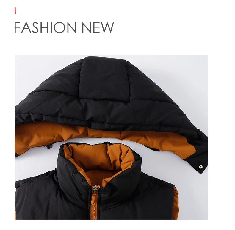 Ippolich Weste Winddicht - Kapuze, Gr. L, Polyester