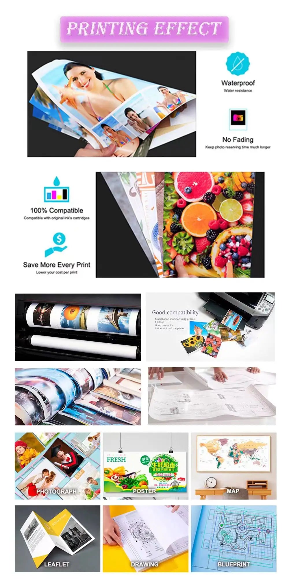 DSCINKS 727 Kompatible Patrone - 300ml Einmalchip HP