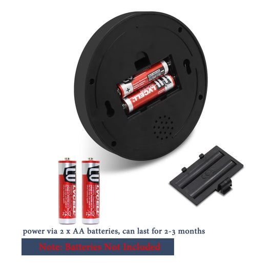 Attrappe-Kamera 2025: Creative Black Plastic Dome CCTV - Flashing LED Fake Camera AA Battery Collection