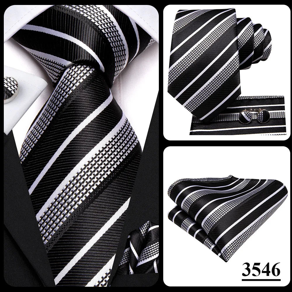 Hi-Tie Seiden-Herren-Krawatten-Set Blumenmuster Gelb Gold Krawatten und Taschentücher Manschettenknöpfe-Set Herren-Hochzeits-Party-Anzug-Mode-Halskrawatte C-3053