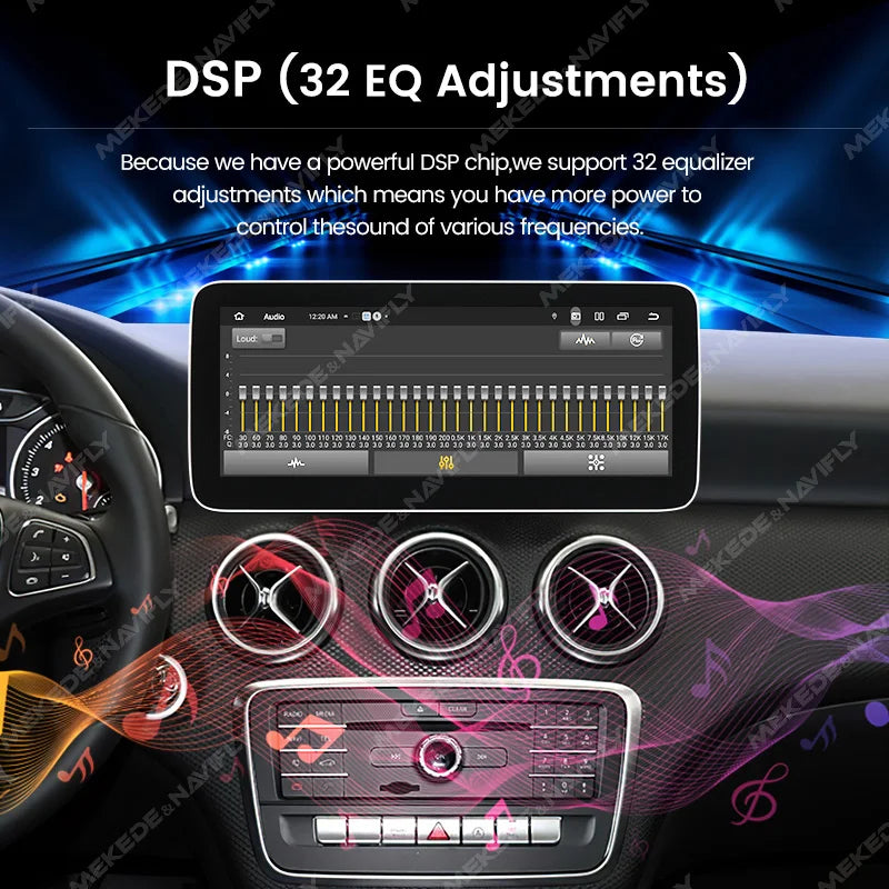 Mercedes Autoradio 2025: Android Screen Media Host - A-Klasse W176/GLA X156/CLA C117 DSP Wireless CarPlay Collection