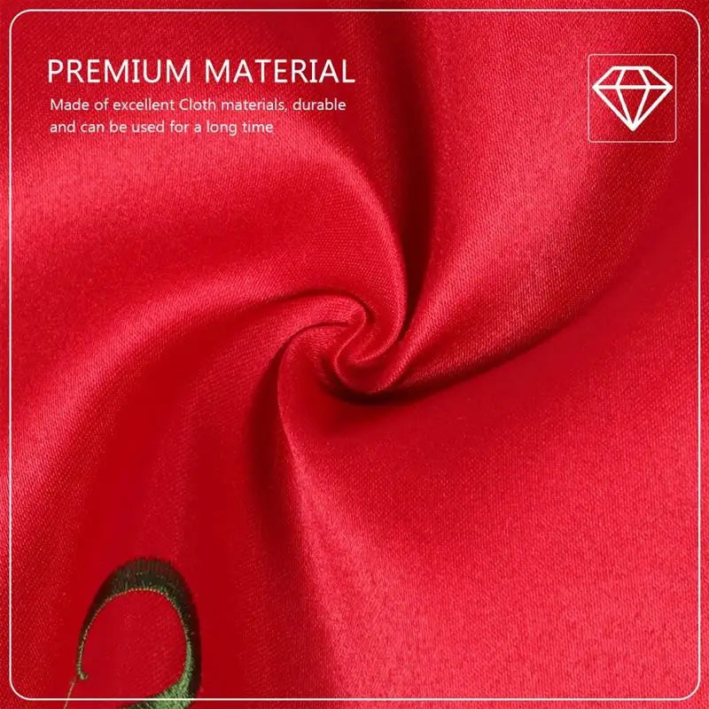 Embroidered Christmas Printed Christmas Decoration Tablecloths Party Picnic Retro Style Table Decoration Supplie Runners Linens