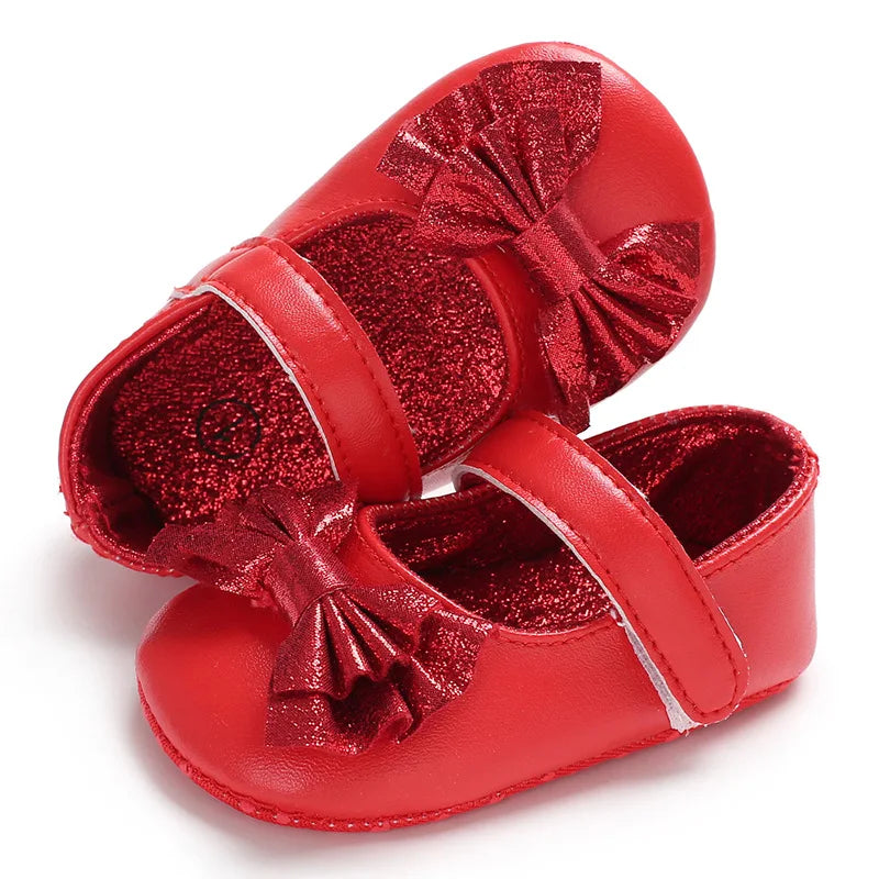 BabyStep Lauflernschuh Schleife - Weiche Sohle 10 Cm