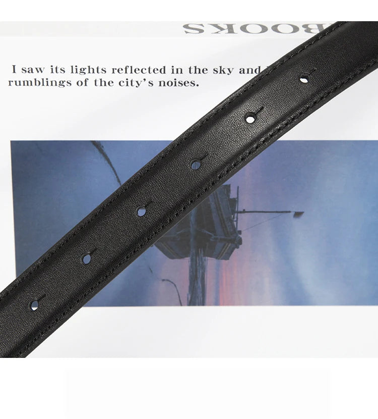 DINISITON Retro Damen Gürtel - PU 2.4cm Breite, 6.1cm