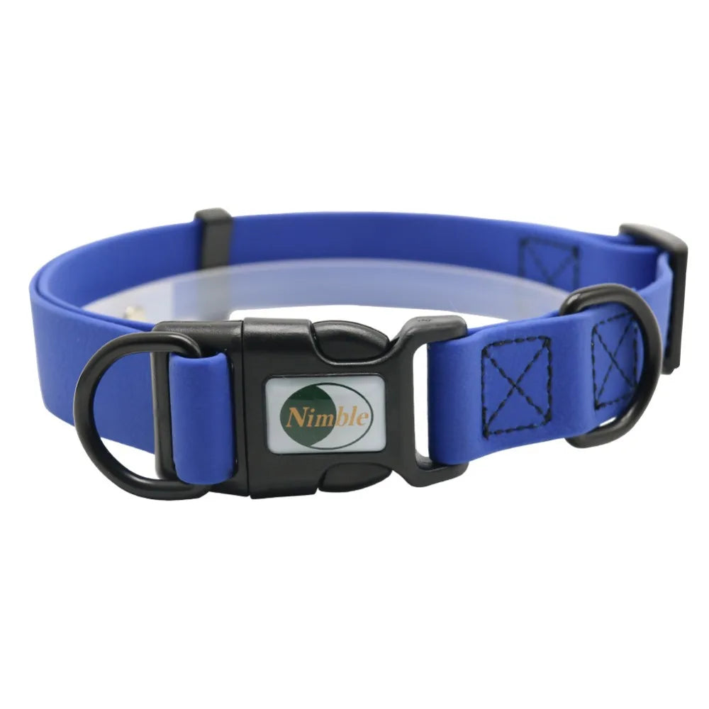 Wodondog Neues Hochwertiges Haustier Hund Halsband 2025: PVC Wasserdicht Anti Schmutzig - Katzen Halsband Einfach Reinigen Große Kleine Hunde Welpen S/M/L