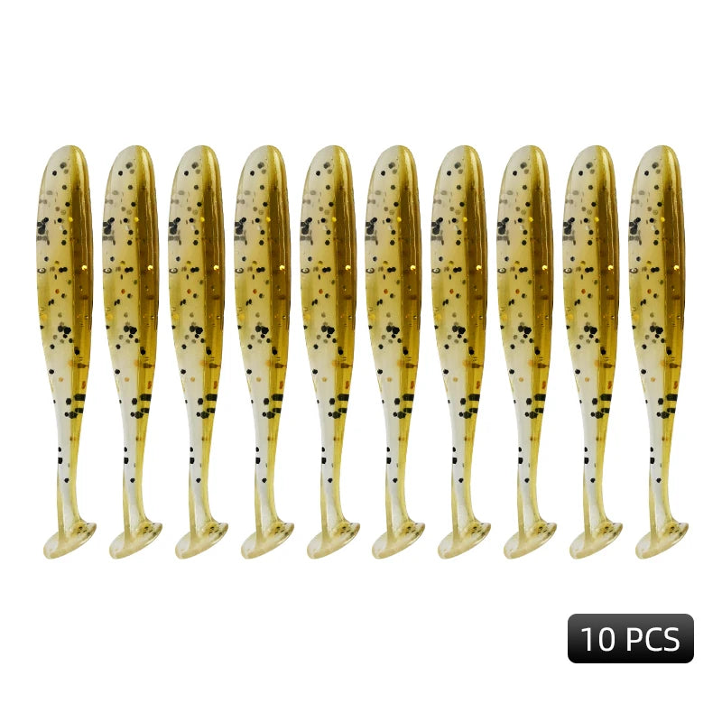 MEREDITH Easy Shiner Angelköder 50mm 65mm 75mm 100mm Wobbler Karpfen Angeln Weiche Köder Silikon Künstlich Plastik Köder