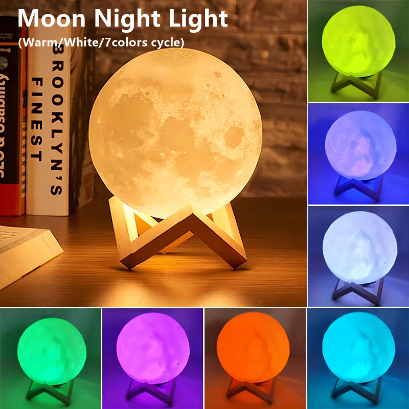 Buch Licht LED Mond Licht Galaxy Licht, Mond Nachtlicht, Mädchen, Junge, Kind Geburtstag Geschenk, Schlafzimmer Dekoration Indoor Beleuchtung