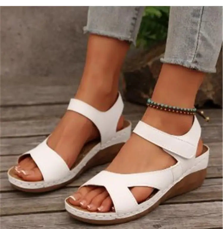 Summer Woman Sandals Shoes Open Toe Women Shoe Soft Shoes For Women Wedge Women's Shoes Breathable Footwear Women Sandal Female