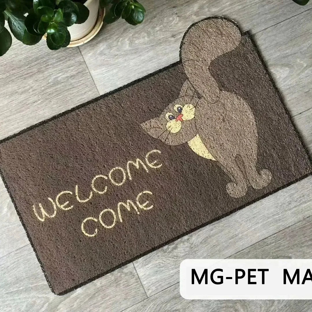 Fußmatte 2025: Cartoon Welcome Entrance Doormat Carpet Kitchen Corridor Non-slip Cat Dog Pet Floor Mat Home Bathroom Living Room Collection