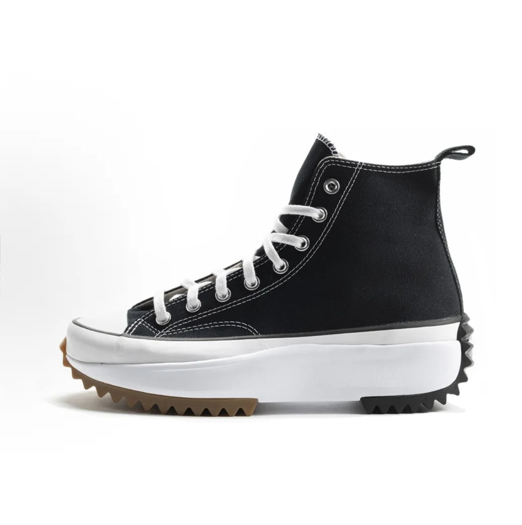Converse Run Star Hike High-Top Canvas - Größe, Erhöhte Sohle, Obermaterial Canvas