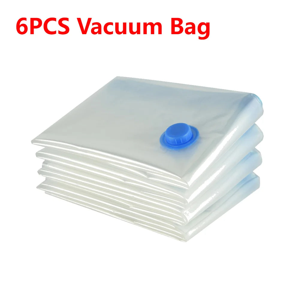 VakuumPro 6er Ventilbeutel - 6 Stk 80x60cm Platzsparend