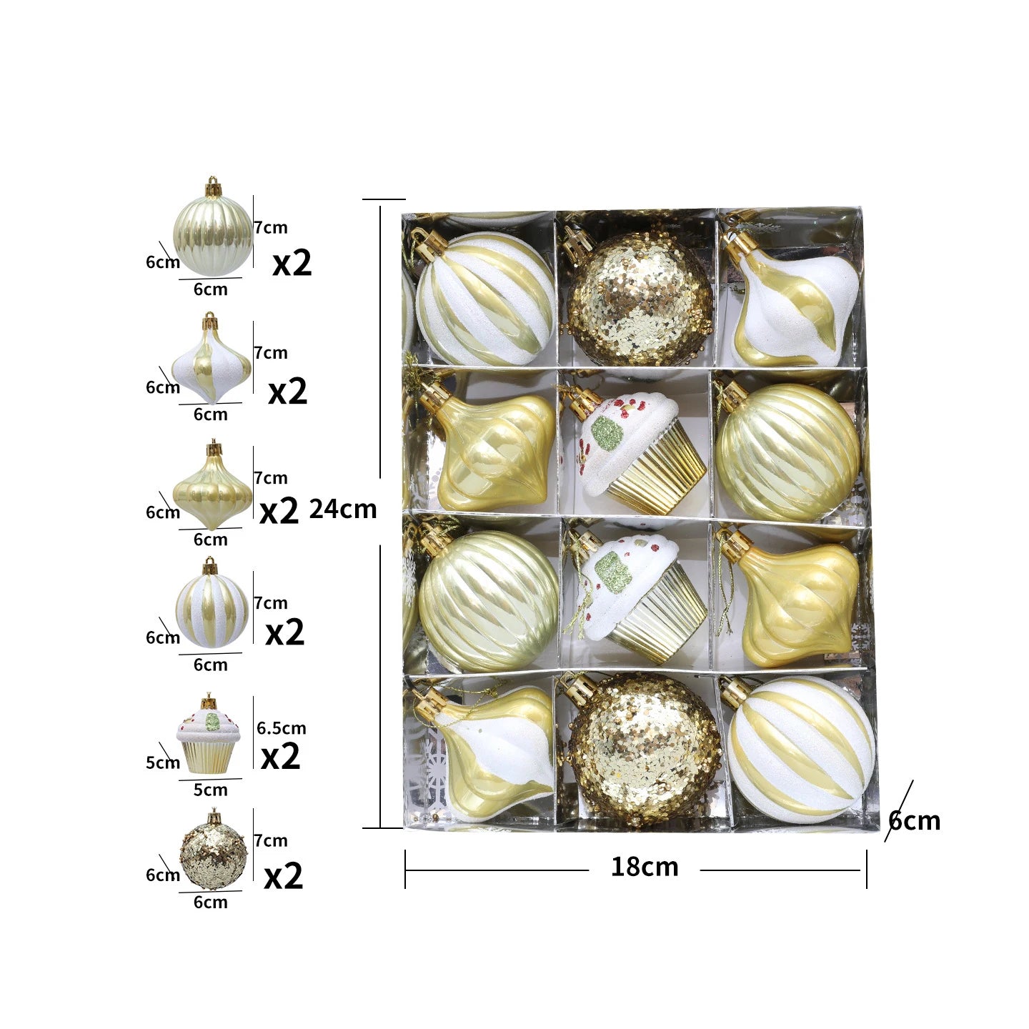 Electronic Farbige Schaumseidenkugeln Glitzernde - Ø6cm,13Stk Rot Grün