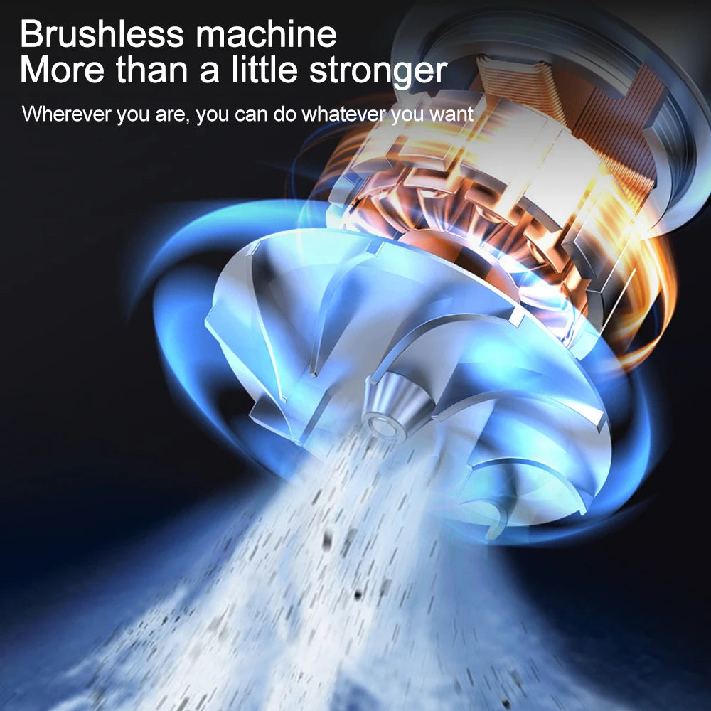 Vacuum Cleaner Strong Suction Cordless Cleaning Machine Robot Home Appliance Car Accessories Powerful Portable Cleaner for Car