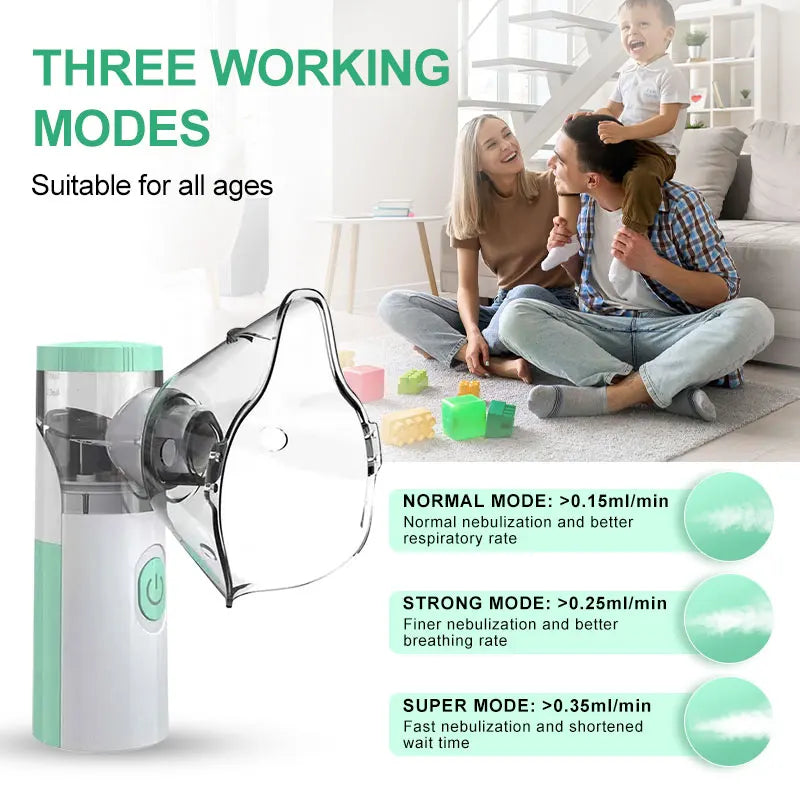 Justlang 303 AIQUE Silent Mesh Nebulizer - Kapazität 2 ml Leistung 2 W