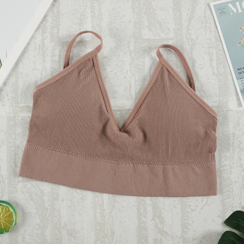 Zhejiang Bralette Gepolstert Nahtlos - 2er Set S M Polyester