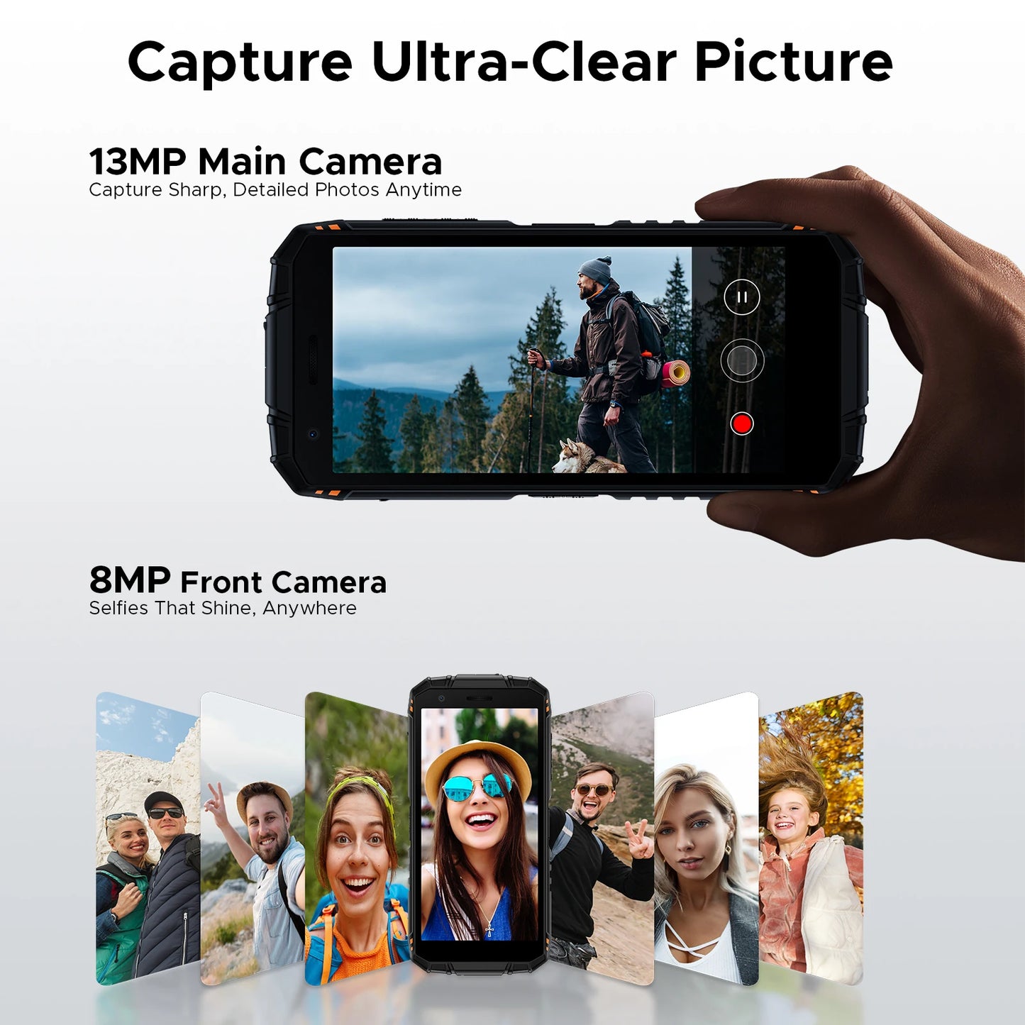 DOOGEE Fire 3 Robustes - 8350mAh Akku, 5,5 Zoll Display, 12 GB RAM