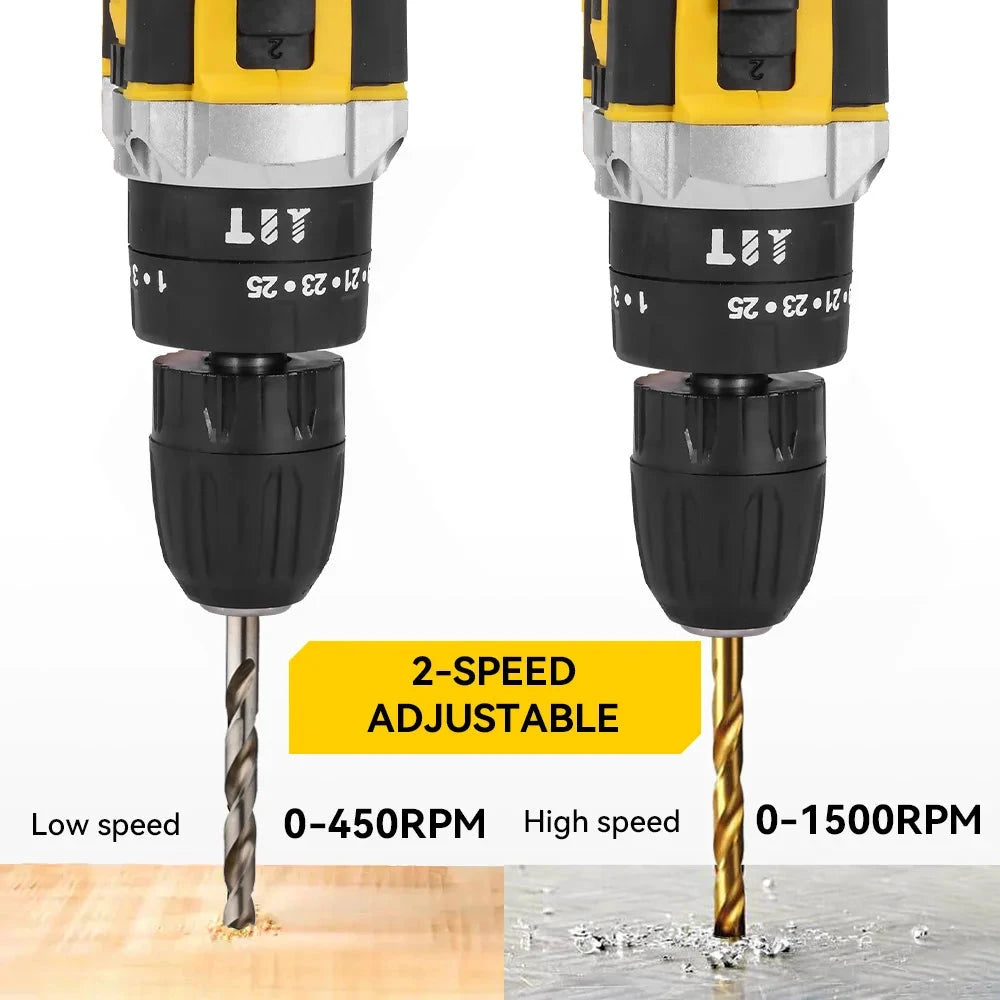 MELLWIN 25 3 Schlagbohrmaschine - 18V Akku 45 Nm 1,5-10 mm