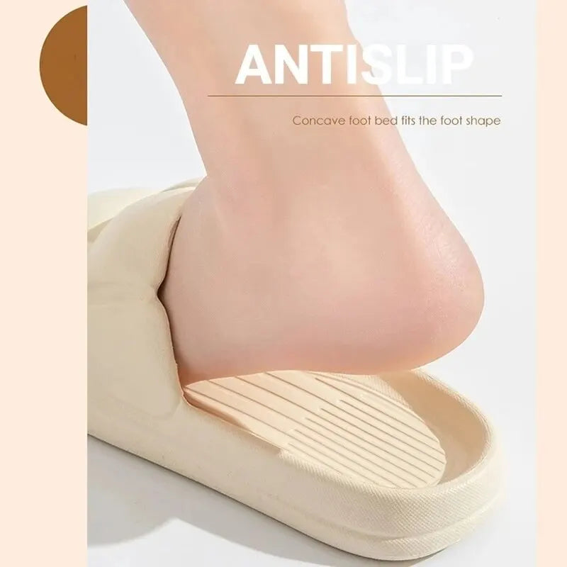 Sommer Weich Schuhe Cloud Hausschuhe Innen Stumm Badezimmer Anti-Rutsch Slide Eva Strand Flip Flops Männer Damen Freizeit Sandalen