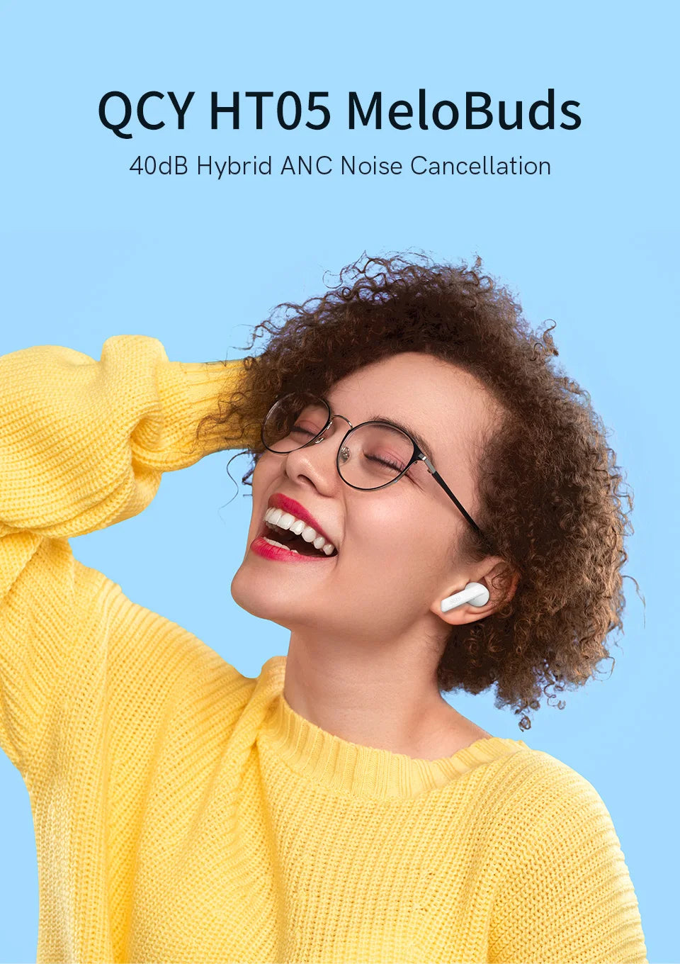 QCY HT05 ANC Wireless Earphone 2025