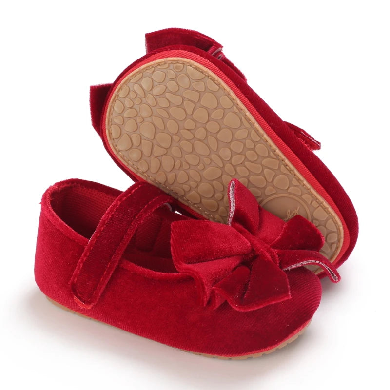 Baby-Prinzessinnen-Schuhe 2025: Flanell Spring-Autumn - First Walker Collection