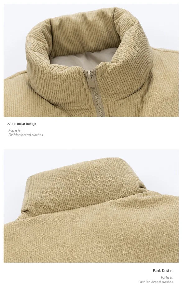 JEEP SPIRIT Herren Stehkragen Weste - Größe Regulär, Material Baumwolle, Gewicht Leicht