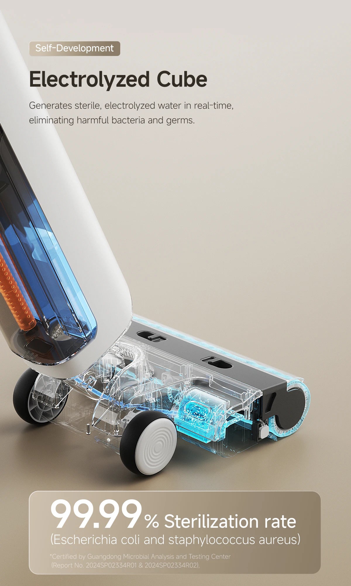 UWANT D500 Nass-Trockensauger Selbstreinigend-Staubbox 0,6-1 L 24x26x11