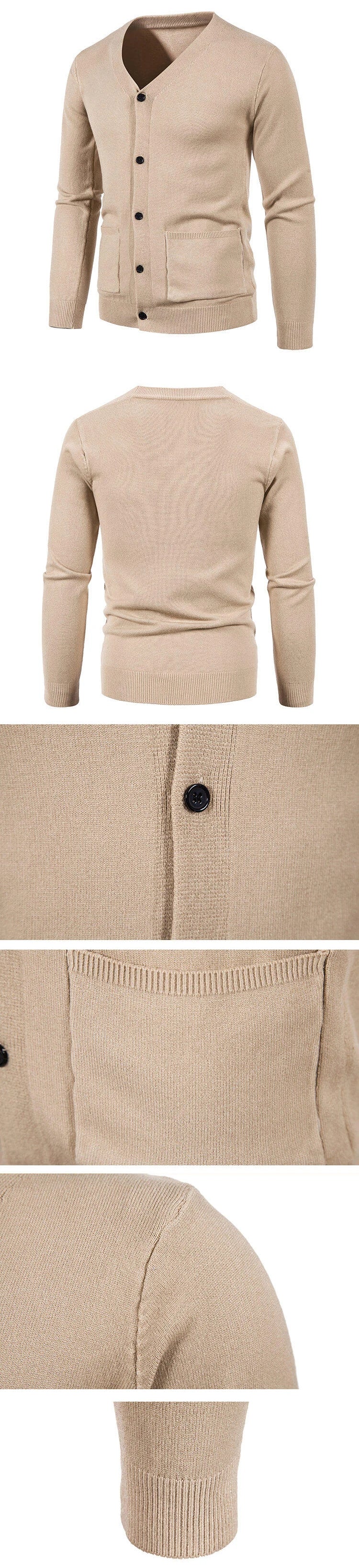 ANIMAL GAME Cardigan Slim Fit - Größe M Polyester Kaschmir