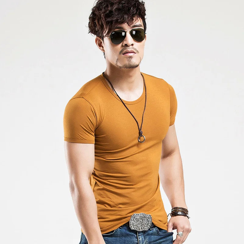 MRMT Basic V-Ausschnitt T-Shirt - Größen S-5XL 10 Farben