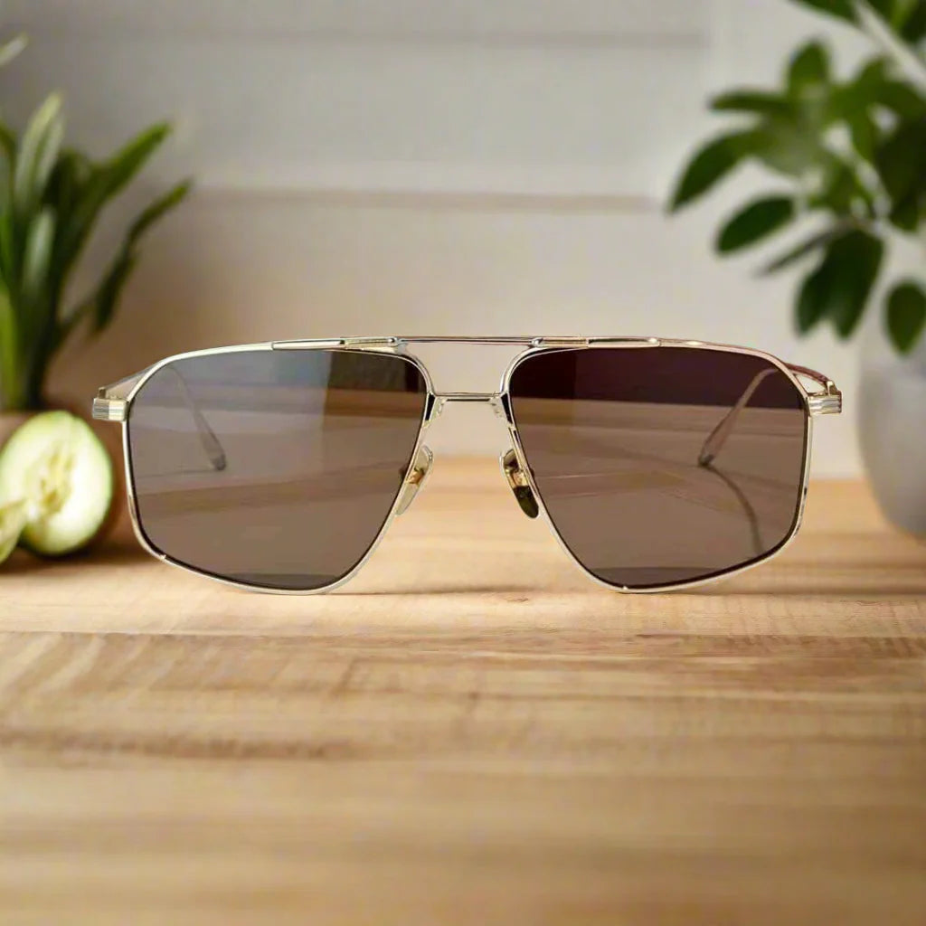 Jacques Marie Mage Jagger ultralight titanium square style sunglasses