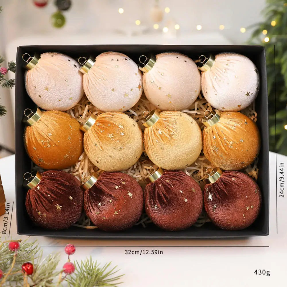 Choice Weihnachtskugeln - 12er Set Ø6 cm Glas Christbaumschmuck