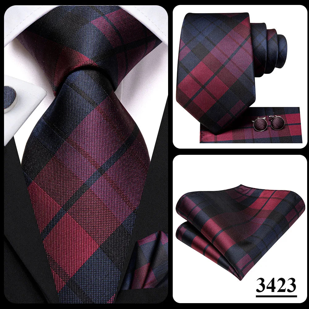 Hi-Tie Seiden-Herren-Krawatten-Set Blumenmuster Gelb Gold Krawatten und Taschentücher Manschettenknöpfe-Set Herren-Hochzeits-Party-Anzug-Mode-Halskrawatte C-3053